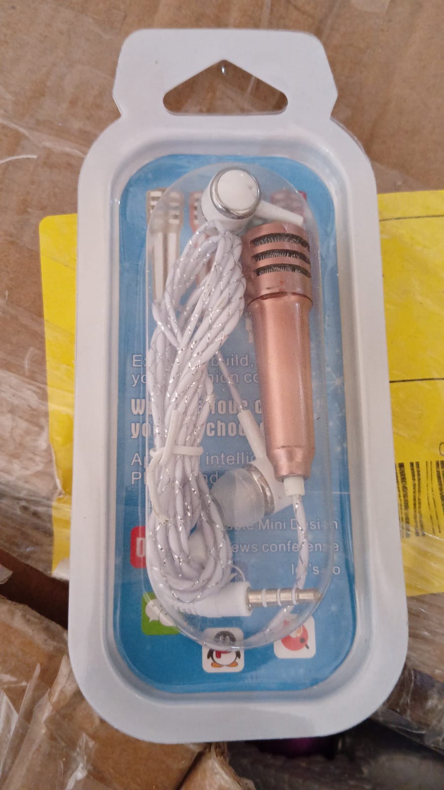 Mini Microphone Mic with Earphone for Voice Recording, Mike Mic Microphone with Handsfree for Mobile Computer, Headphone Handfree Earphone Usb Microphone Vocal Gift Miniature Children (1 Pc) Mini Microphone Mic with Earphone for Voice Recording, Mike Mic Microphone with Handsfree for Mobile Computer, Headphone Handfree Earphone Usb Microphone Vocal Gift Miniature Children (1 Pc)
